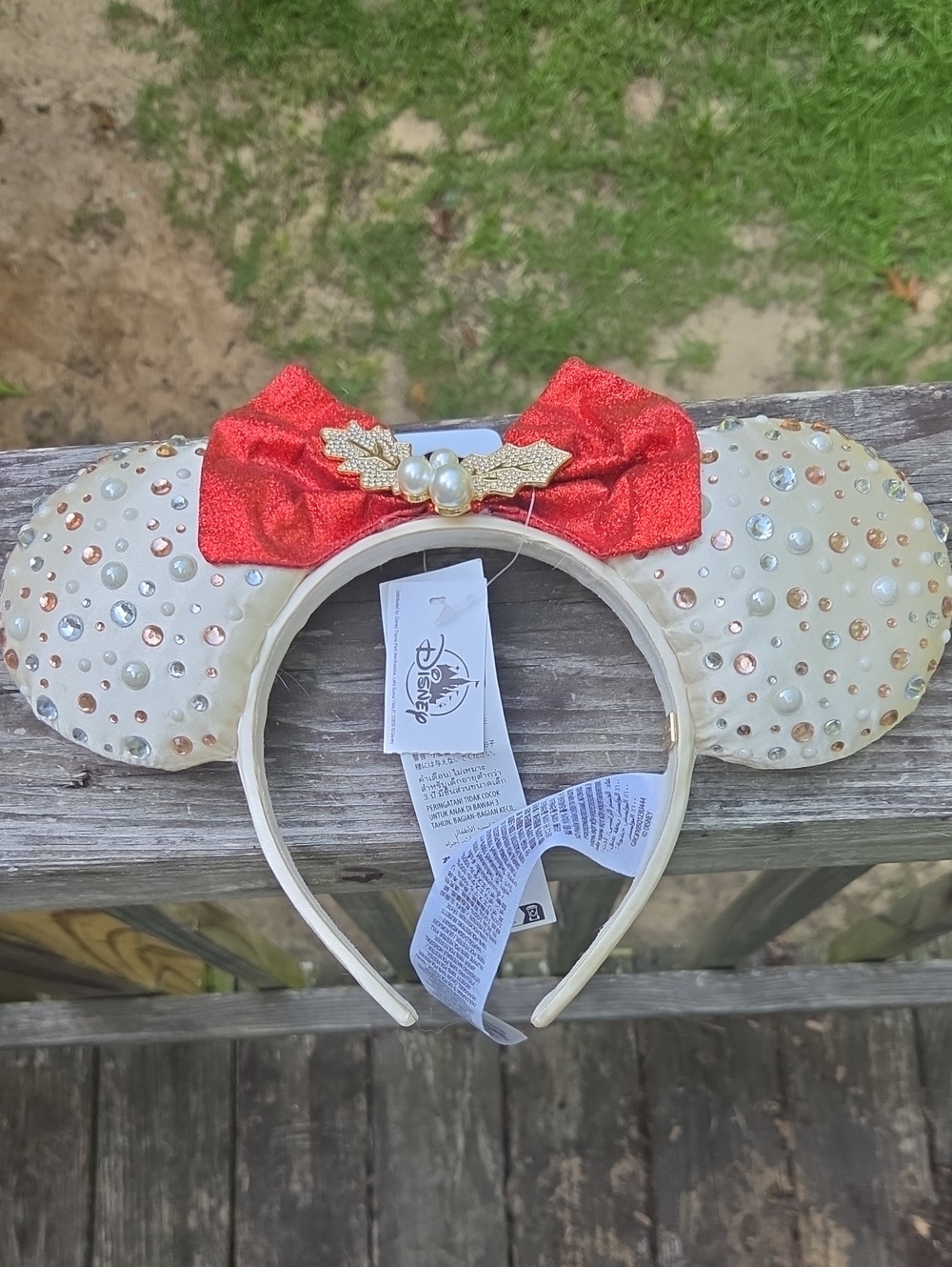 Disney x BaubleBar Holiday Minnie Ear Headband